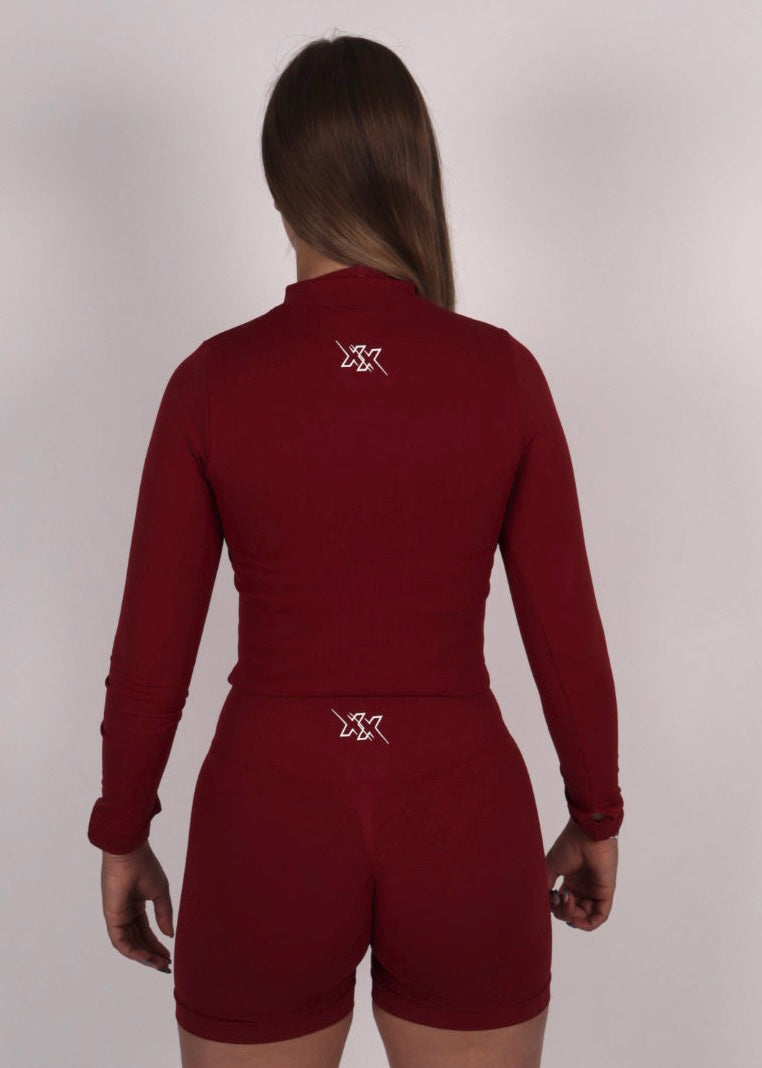 Sculpt Vest – Wine Red